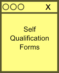 Self Qualification Forms
