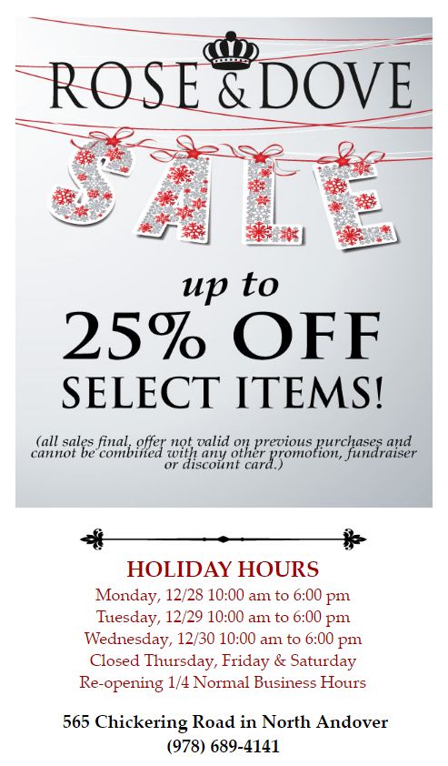 Christmas email with discount