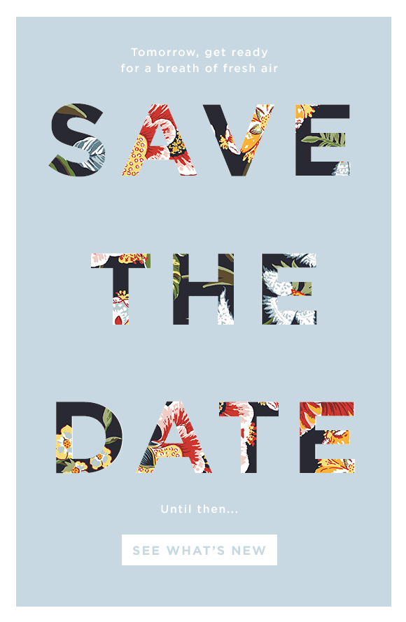 Save the date email example