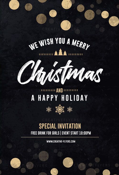 Merry Christmas email template