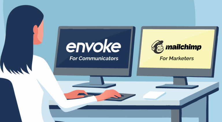 Mailchimp Alternatives like envoke are better for communicators.